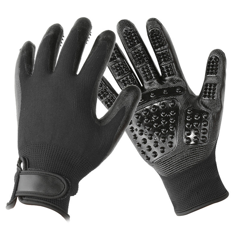 Transform Your Pet Grooming Routine with Our Soft Rubber Pet Grooming Glove