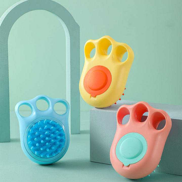 The Ultimate Pet Claw Bath Massage Brush And Grooming Comb