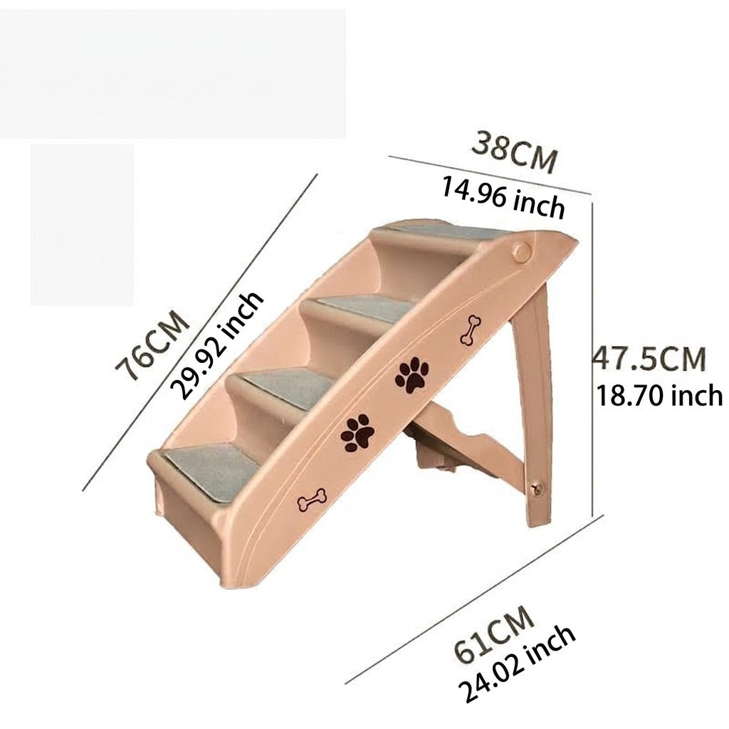 Pet Stairs Window Steps Folding Non-Slip Ladder