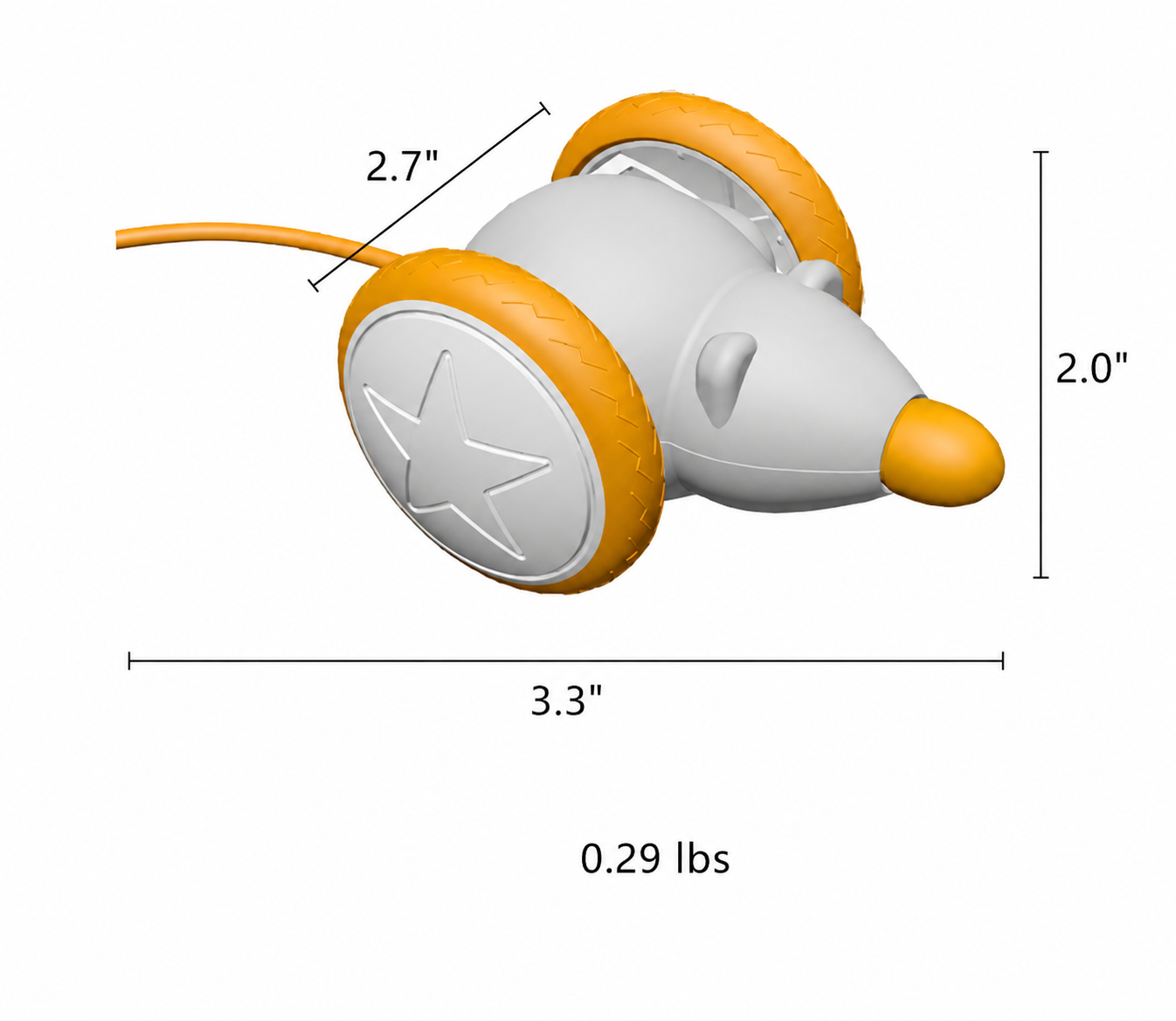 Electric Intelligent Rechargeable Pet Teasing Toy For Interactive Play