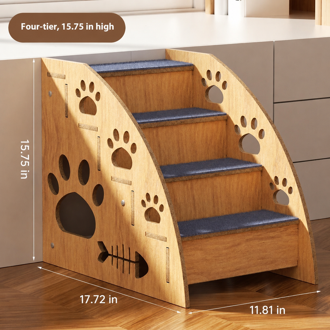 Anti-Skid Wear-Resistant Pet Support Stairs