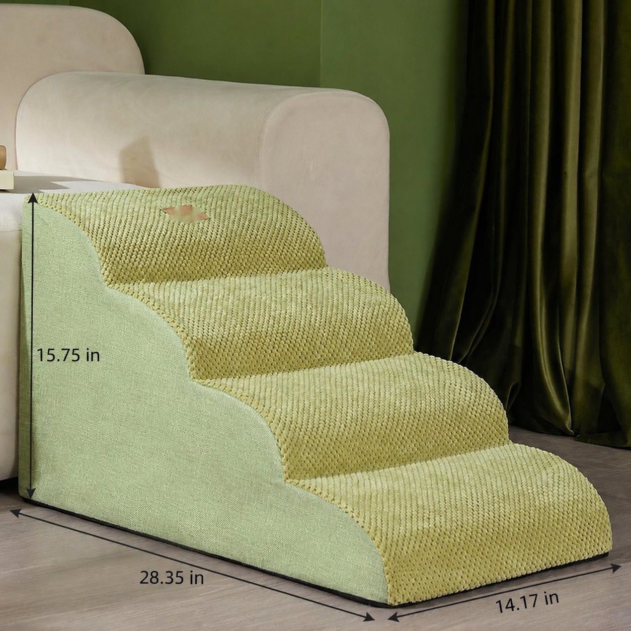 Removable Washable Pet Stairs Slope Ladder Design