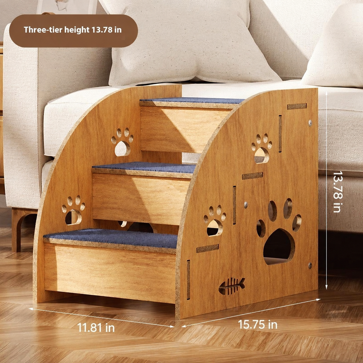 Anti-Skid Wear-Resistant Pet Support Stairs