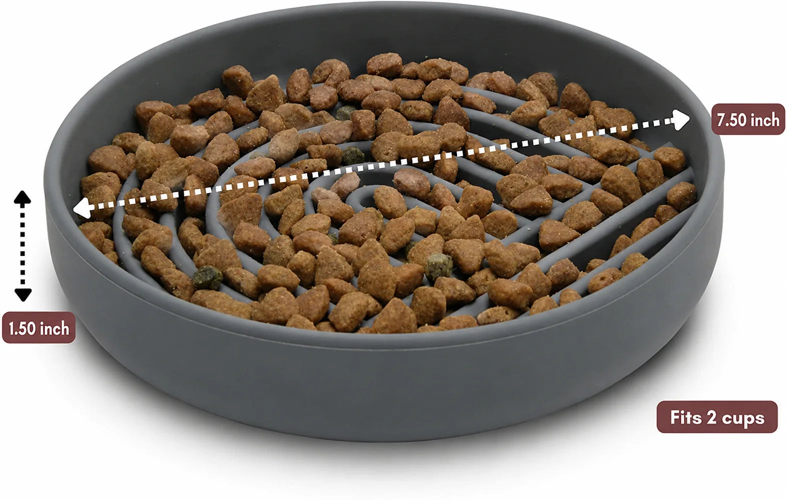 Fashionable Pet Slow Feeding Bowl For Healthy Mealtimes