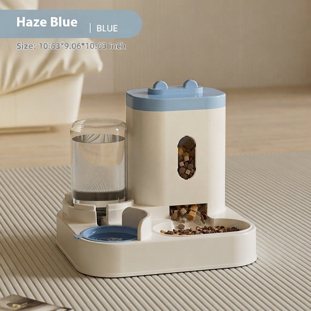 Automatic Pet Feeding And Water Bowl Set
