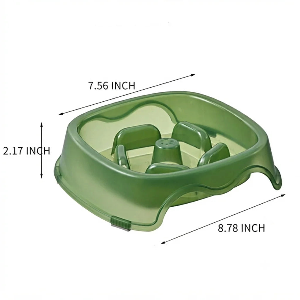 Pet Slow Feeding Bowl With Anti Choking Design