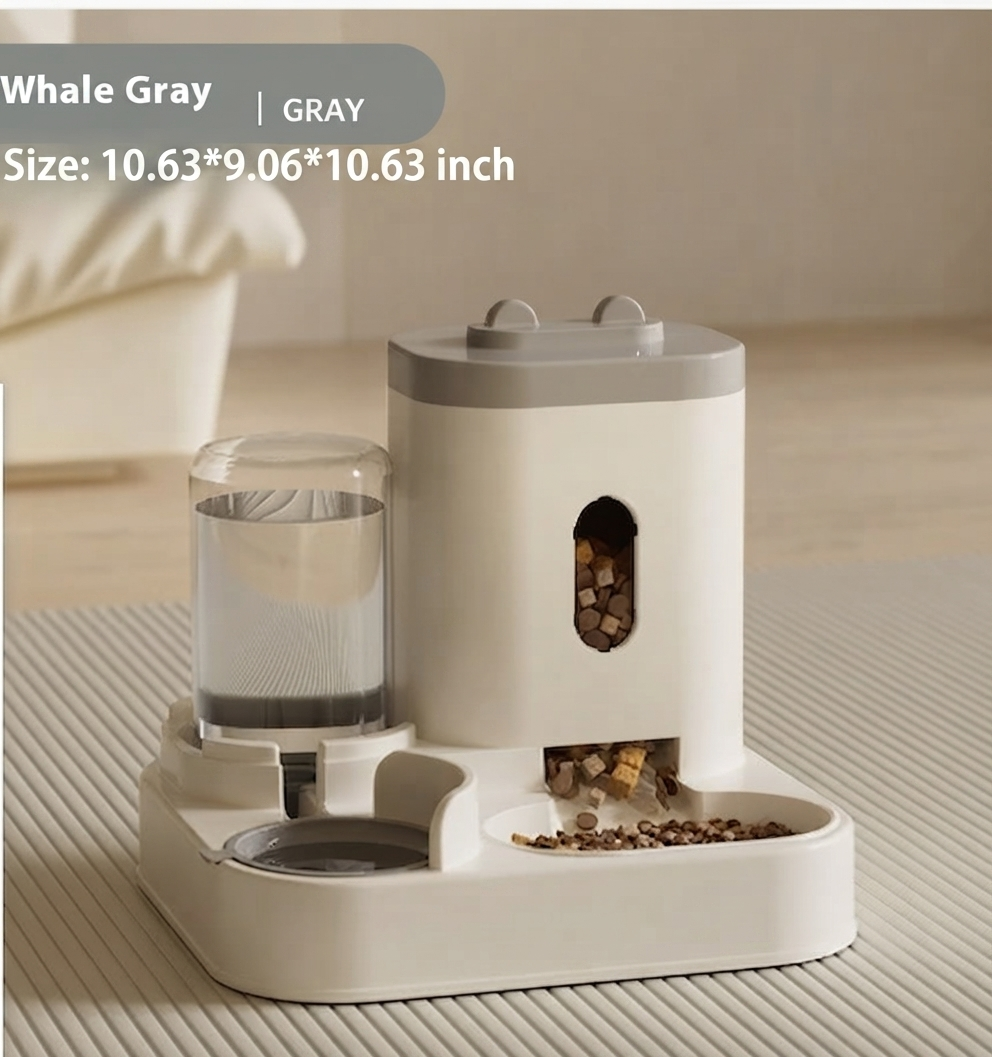 Automatic Pet Feeding And Water Bowl Set