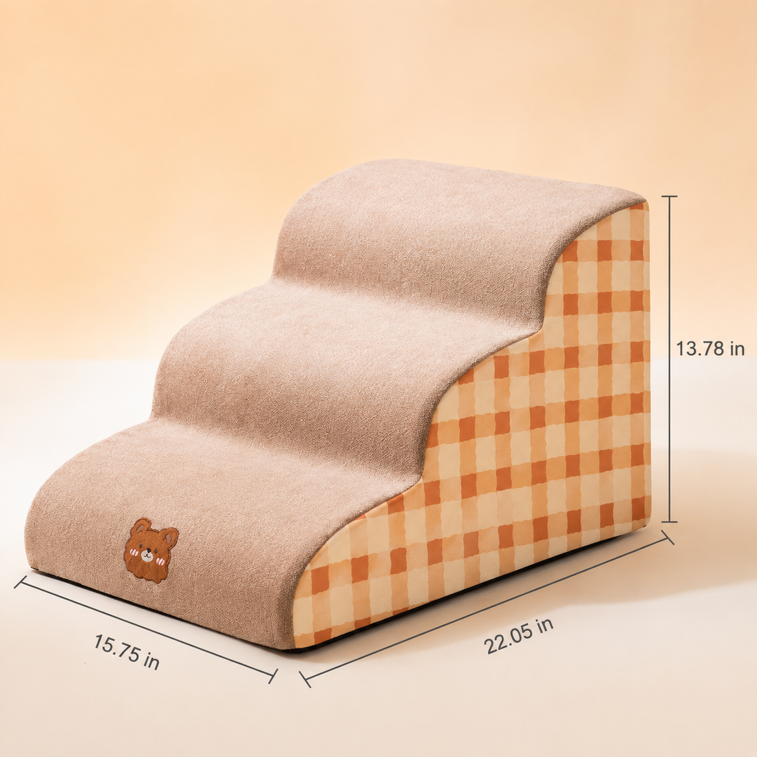 Removable Washable Sponge Pet Stairs Small Size