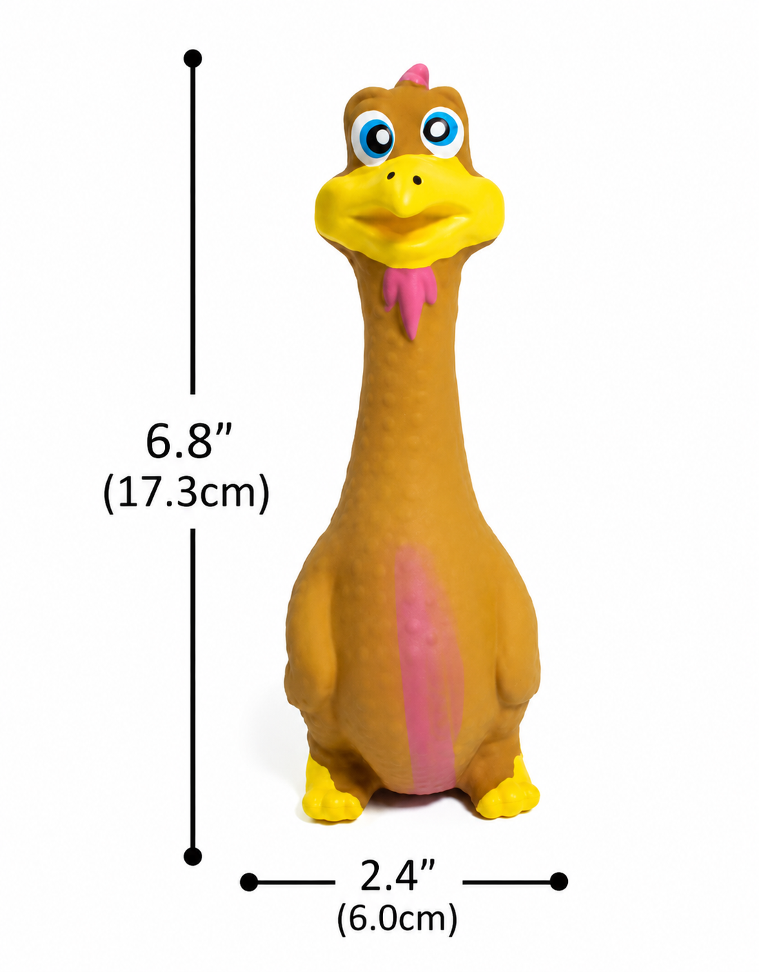 New Interactive Dog Chew Toys Cute Duck Shape Squeaky Toy