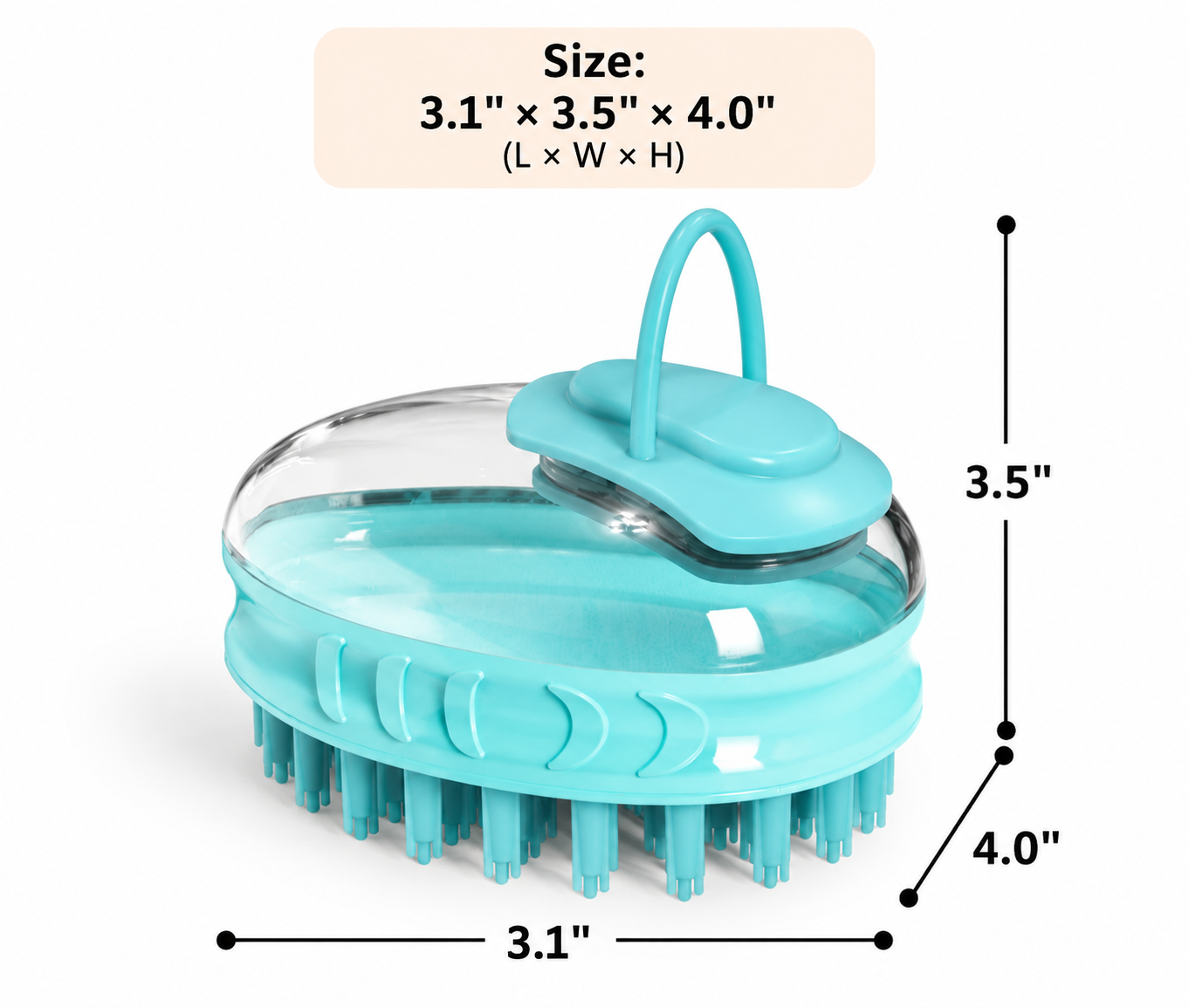 New Pet Massage Bath Brush For Gentle Grooming