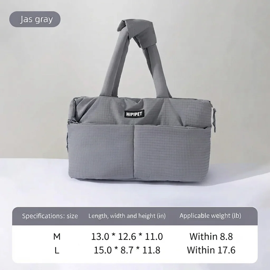 Portable Pet Car Seat Carrier With Adjustable Safety Leash