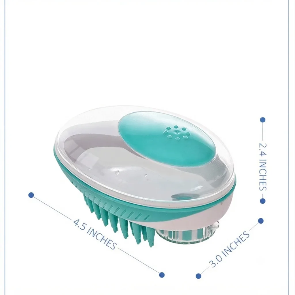 Pet Bath Massage Brush For Hair Removal And Grooming