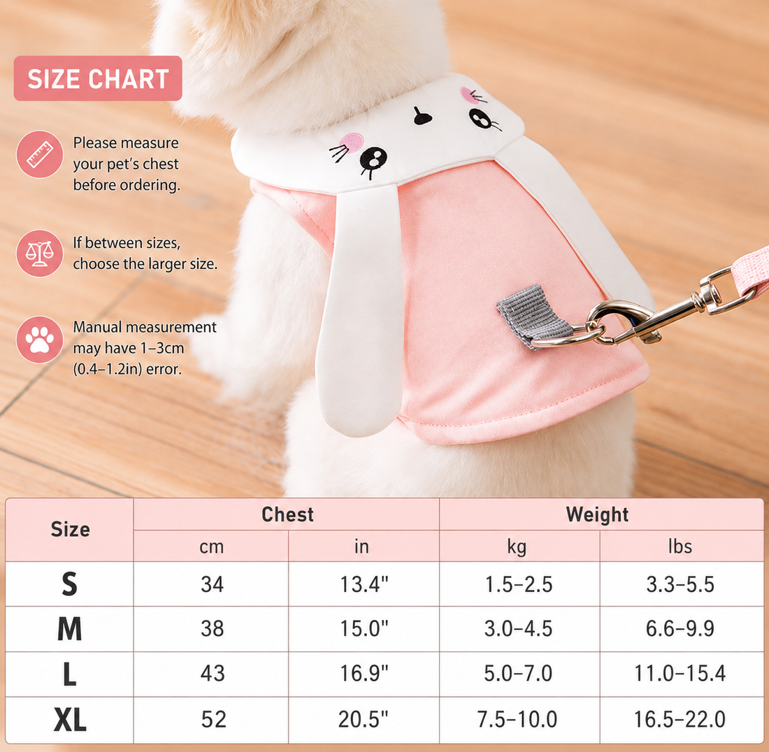 Pet Vest Chest Harness Leash