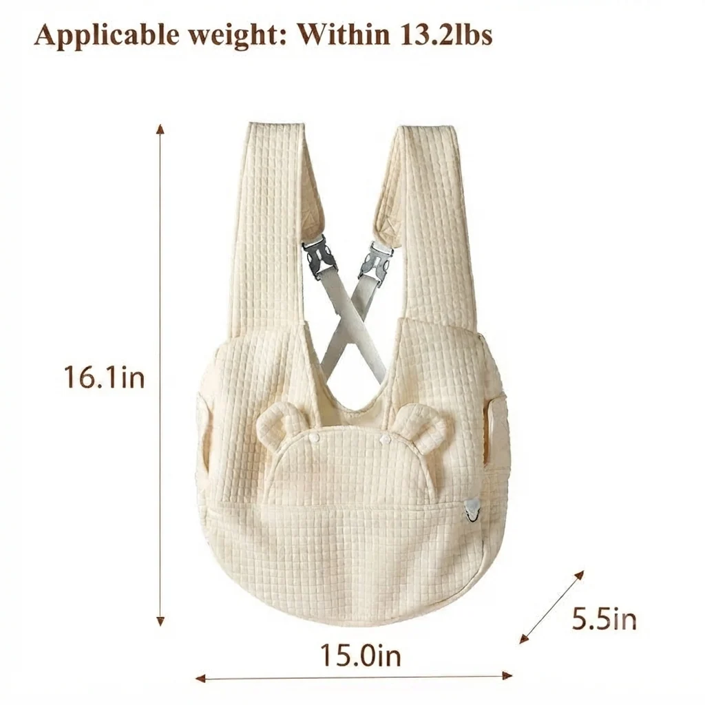 Breathable Pet Backpack Carrier For Outdoor Travel Comfort